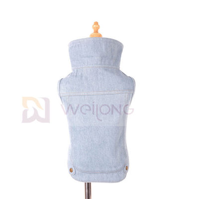 Frühlings-Sommer-Haustier-Mantel-blaue Weinlese wusch Haustier-Denim-Jacke für Hundekatze