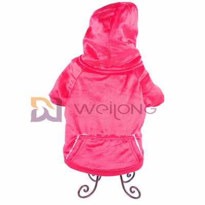 Weicher und warmer BSCI-Weihnachtshundejacke Mantel Autumn Shiny Velour Pet Hoodies