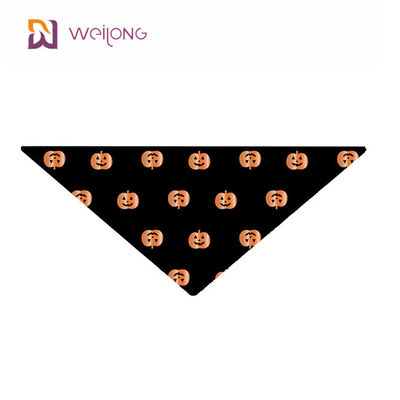 Kürbis-Halloween-Hundeschal Bandana-Dreieck-Schellfisch-Schal-Zusatz-Digital-Drucken