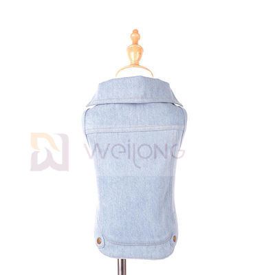 Frühlings-Sommer-Haustier-Mantel-blaue Weinlese wusch Haustier-Denim-Jacke für Hundekatze