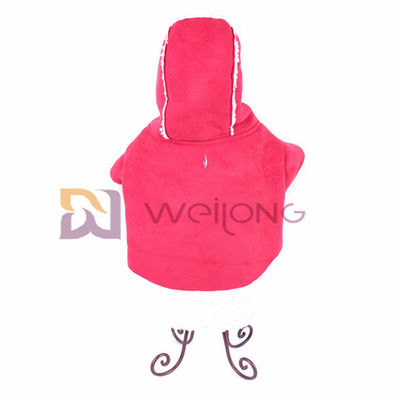 ISO9001 ahmen lederne Hoodie-Haustier-Jacken-Autumn Raw Edge Warm Dog-Jacke nach