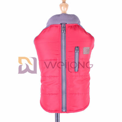 Faux-Reißverschluss-Taschen-Flausch-Öffnungs-Haustier-Jacke für Hundeherbst/-winter