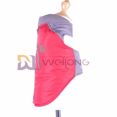 Faux-Reißverschluss-Taschen-Flausch-Öffnungs-Haustier-Jacke für Hundeherbst/-winter