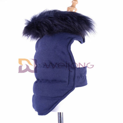 Abnehmbare Plüsch-Kragen-Wollbeschichtet kleine große Hundevlies-Jacke für Winter BSCI