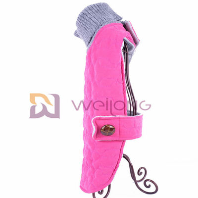 Polyester-Füllmaterial-Kragen strickte Hundepullover-Strickjacke WMT für den warmen Hund
