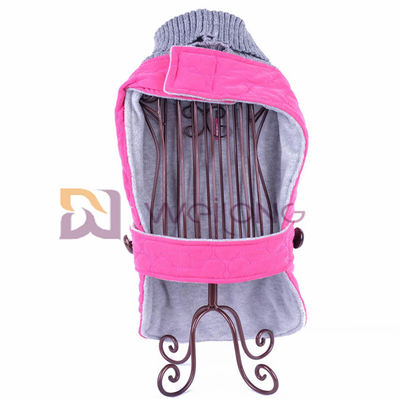Polyester-Füllmaterial-Kragen strickte Hundepullover-Strickjacke WMT für den warmen Hund