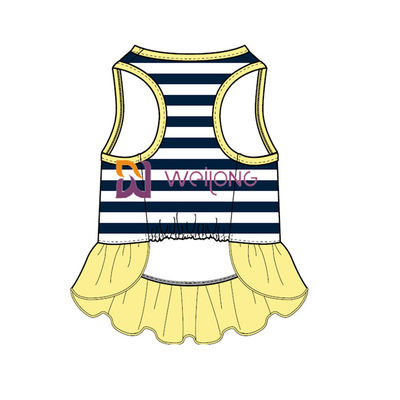 Kundengebundener Poly-Jersey-Sommer-Hund kleidet Digital-Druck-Wein-Glas-Art