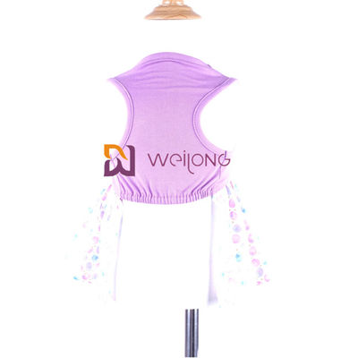 Kundengebundener CVC Jersey Regenbogen-Haustier-Kleider-Digital-Druck-Rohseidehundeballettröckchenrock