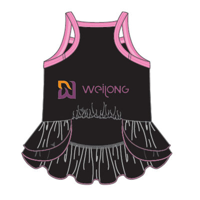 Hund bowknot-Prinzessin-Vest Sundress Luxury kleidet/Fantasie-Hundekleidung an