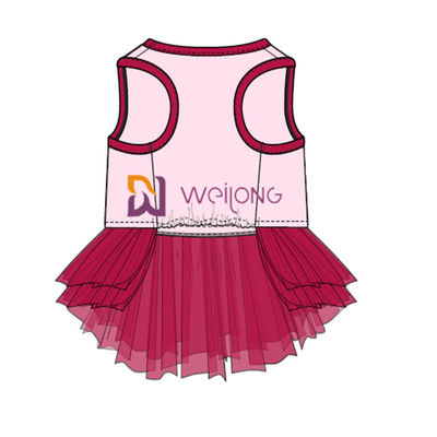 Breathable bequeme Tulle-Rock-alles- Gute zum Geburtstaghundeausstattung fertigte ISO9001 besonders an