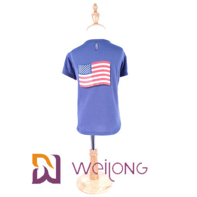 Haustier-T-Shirts BSCI-amerikanischer Flagge für Hundeunabhängigkeitstag-Trägershirt-ärmellose Weste