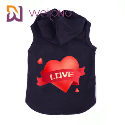 Autumn Sleeveless Cat Dog Printed-Haustier Hoodie-Hund und Cat Clothes