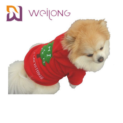 Sticken Sie polaren Vlies-Haustier HOODIE für Weihnachtshundevlies Hoodie