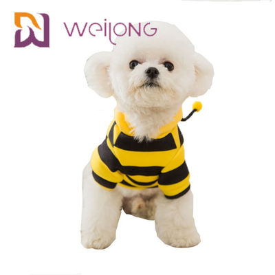 API Florea-Haustier-Kleidungs-Streifen-Bienen-lustige Kostüm-Hundhoodie-Kleidung