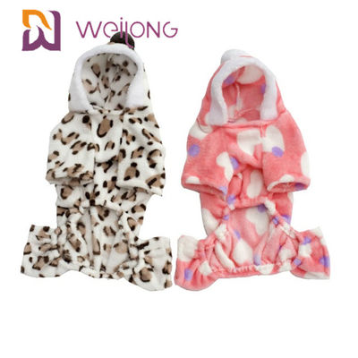 Kundengerechter 100% Polydruck-Haustier-Pyjama für Herbst-/Winter-Hundeflanell-Pyjamas