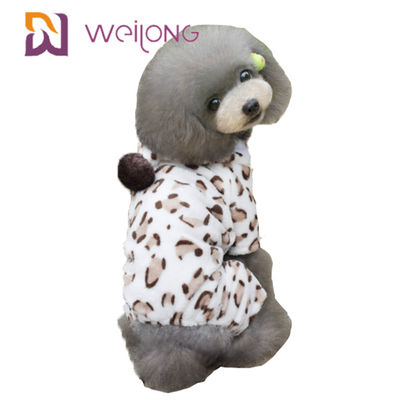 Kundengerechter 100% Polydruck-Haustier-Pyjama für Herbst-/Winter-Hundeflanell-Pyjamas