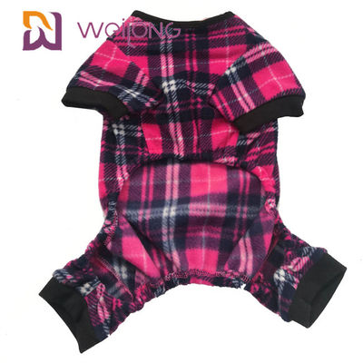 Warme Polyvlies-Hundepyjama-kundengerechter Bogen für Herbst und Winter