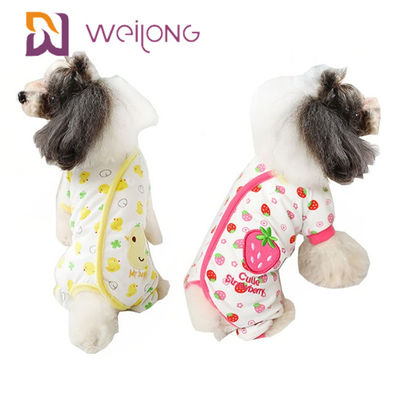 Hundepyjamas Onesie BSCI/WMT/ISO9001 des Digital-Druck-Kundenbezogenheits-Sommer-XL