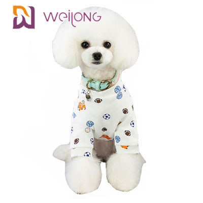 Kundenbezogenheits-Hunde-Cat Pet Holiday Pajamas Printed-T-Shirt Kweilong volles