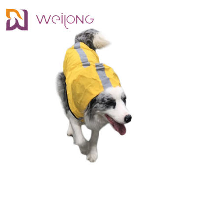 Wasserdichte reflektierende Haustier-Regenmantel-Hundewindjacke-Jacke mit Haube