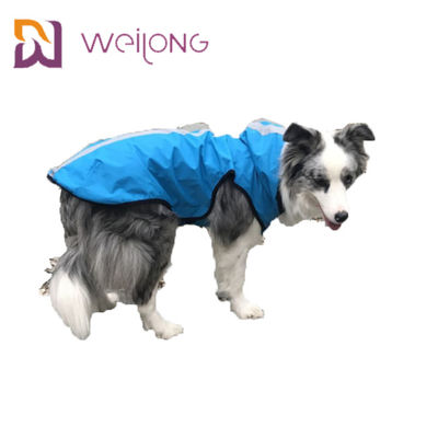 Wasserdichte reflektierende Haustier-Regenmantel-Hundewindjacke-Jacke mit Haube
