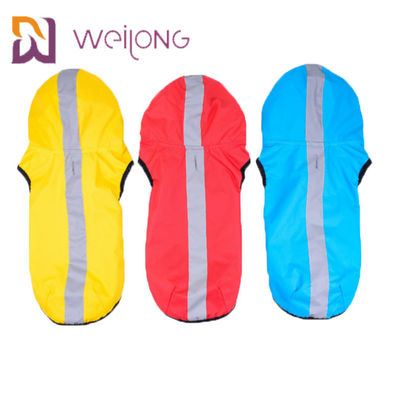 Wasserdichte reflektierende Haustier-Regenmantel-Hundewindjacke-Jacke mit Haube