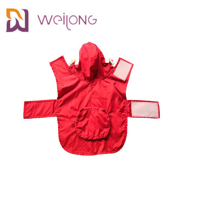 Flausch-Öffnungs-Haustier-Regenmantel-Tasche Mesh Lining Xl Dog Raincoat