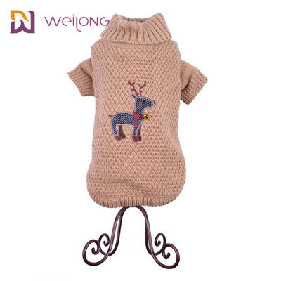 Vlies-Hundhoodie-Strickjacken-Thermal mit Hut gestrickten Hundetrikot-Pullovern