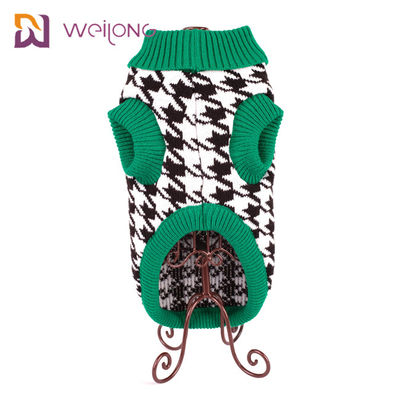 Verdreht stricken Sie Haustier-Strickjacken-Schildkrötenhals Kabel-klassischen Pullover für Welpen-Katzen
