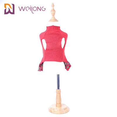 Garn gefärbte Plaid-Hundestrickjacke strickte Wollhundekleidersweatshirt-Kleid