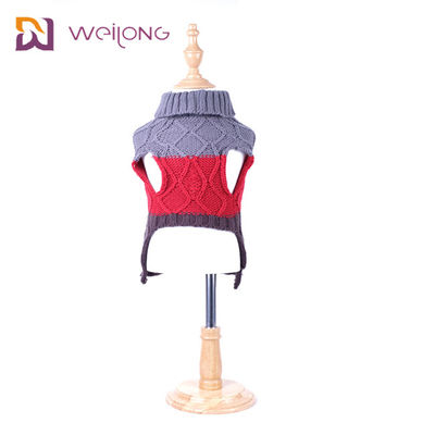 Farbzusammenpassendes Haustier Kleidung kundengebundenes ISO9001 WMT strickte Hundepullover