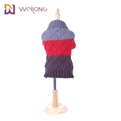 Farbzusammenpassendes Haustier Kleidung kundengebundenes ISO9001 WMT strickte Hundepullover