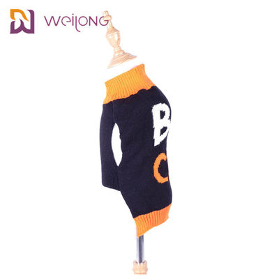 Acryl-Halloween-Haustier-Kleidung fertigte BSCI strickt Haustier-Strickjacke besonders an