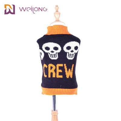 Acryl-Halloween-Haustier-Kleidung fertigte BSCI strickt Haustier-Strickjacke besonders an