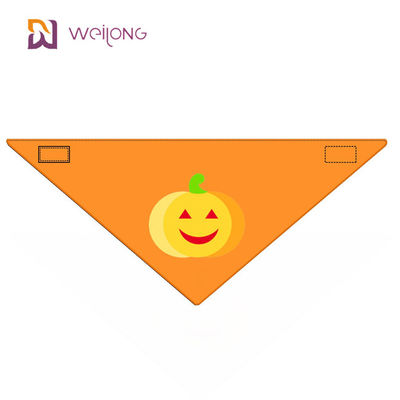 Haustier Bandana-Baumwollpopelin-Rückseiten-Länge 15&quot; Halloween-Art-WMT - 24&quot; kundenspezifischer Hundeschal
