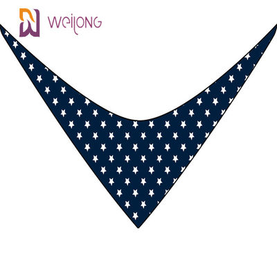 Einzigartiger Form-justierbarer geeigneter Haustier Bandana-streift erstklassige dauerhafte Gewebe-Sterne Designerhundbandanas