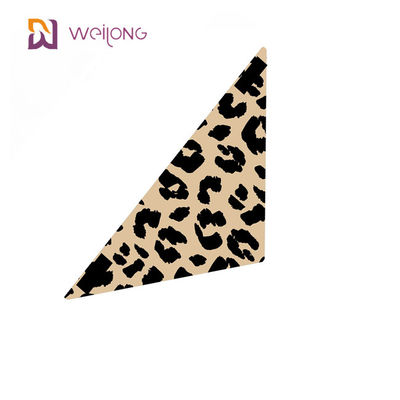 Polypopelin-Leopard-Druck-Haustier Bandana-Kundenbezogenheit Digital, die kleine Hundbandanas druckt