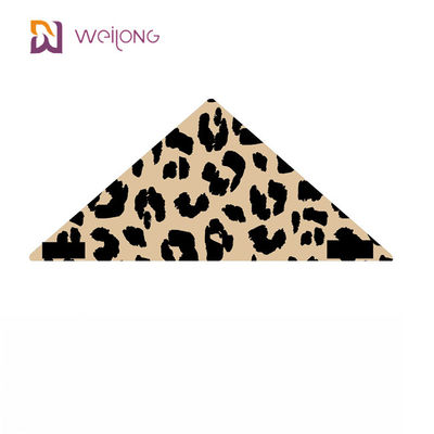 Polypopelin-Leopard-Druck-Haustier Bandana-Kundenbezogenheit Digital, die kleine Hundbandanas druckt