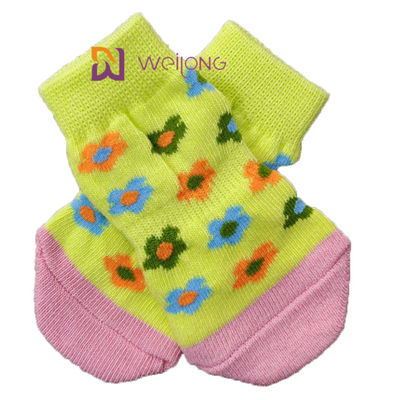 Haustier-Antibeleg stricken Hund Socks&amp; Cat Socks mit Gummiverstärkung Paw Protector