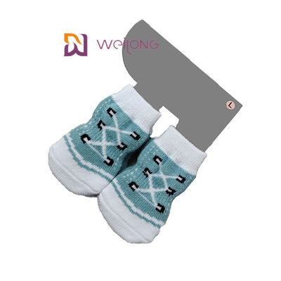 Antibeleg-kundenspezifisches Haustier trifft nachgemachtes Schuh-Muster Paw Protection For Indoor Wears hart
